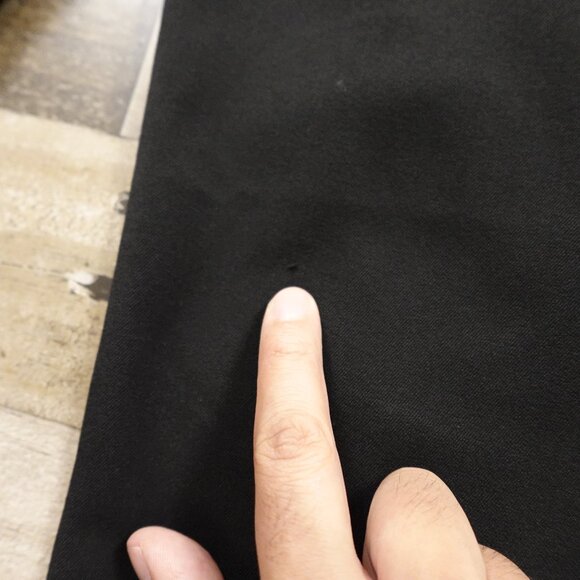 Express Cropped Flare Pants Women’s Size 6R Black High Rise Stretch 25.5” Inseam - Picture 10 of 13